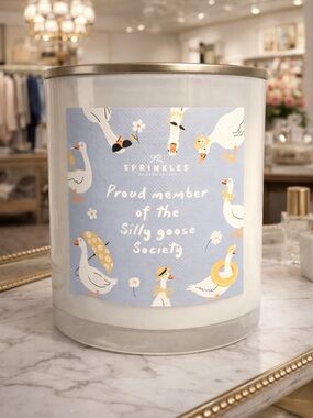 Sprinkles "Silly Goose Society" Candle